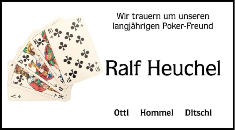  Traueranzeige für Ralf Heuchel vom 05.06.2021 aus Mannheimer Morgen