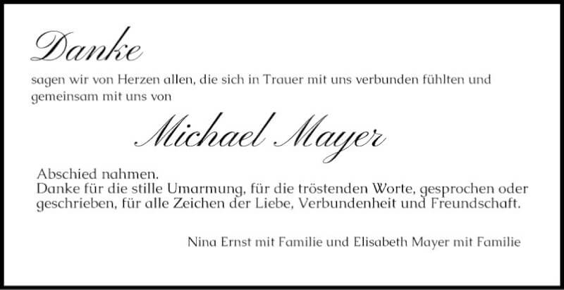 Traueranzeige für Michael Mayer vom 25.09.2021 aus Bergsträßer Anzeiger